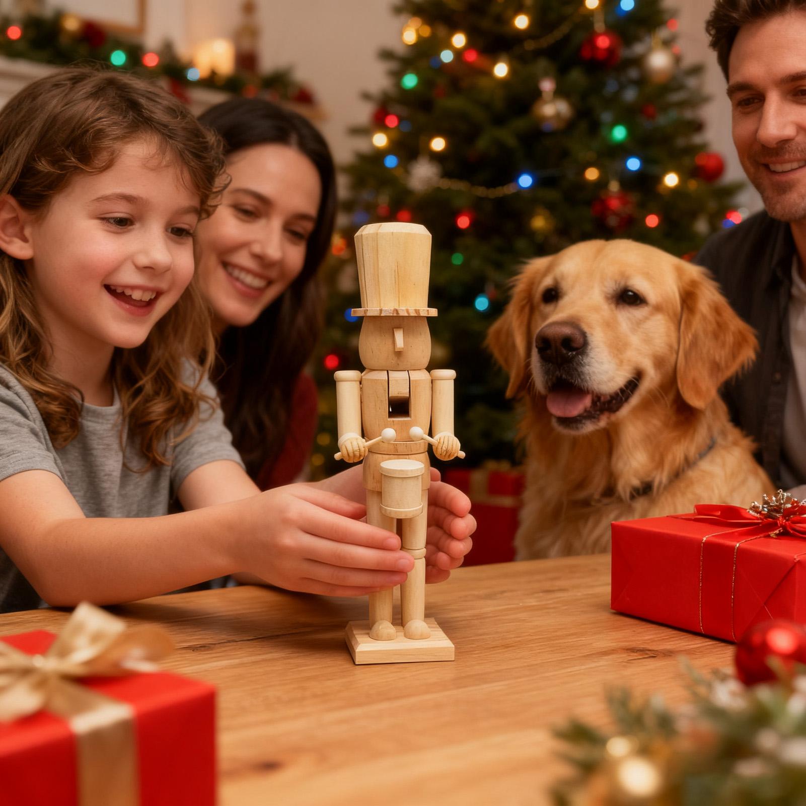 Nutcracker Figurine - Fındıkkıran Figürleri 38cm Ahşap Festival Figürü