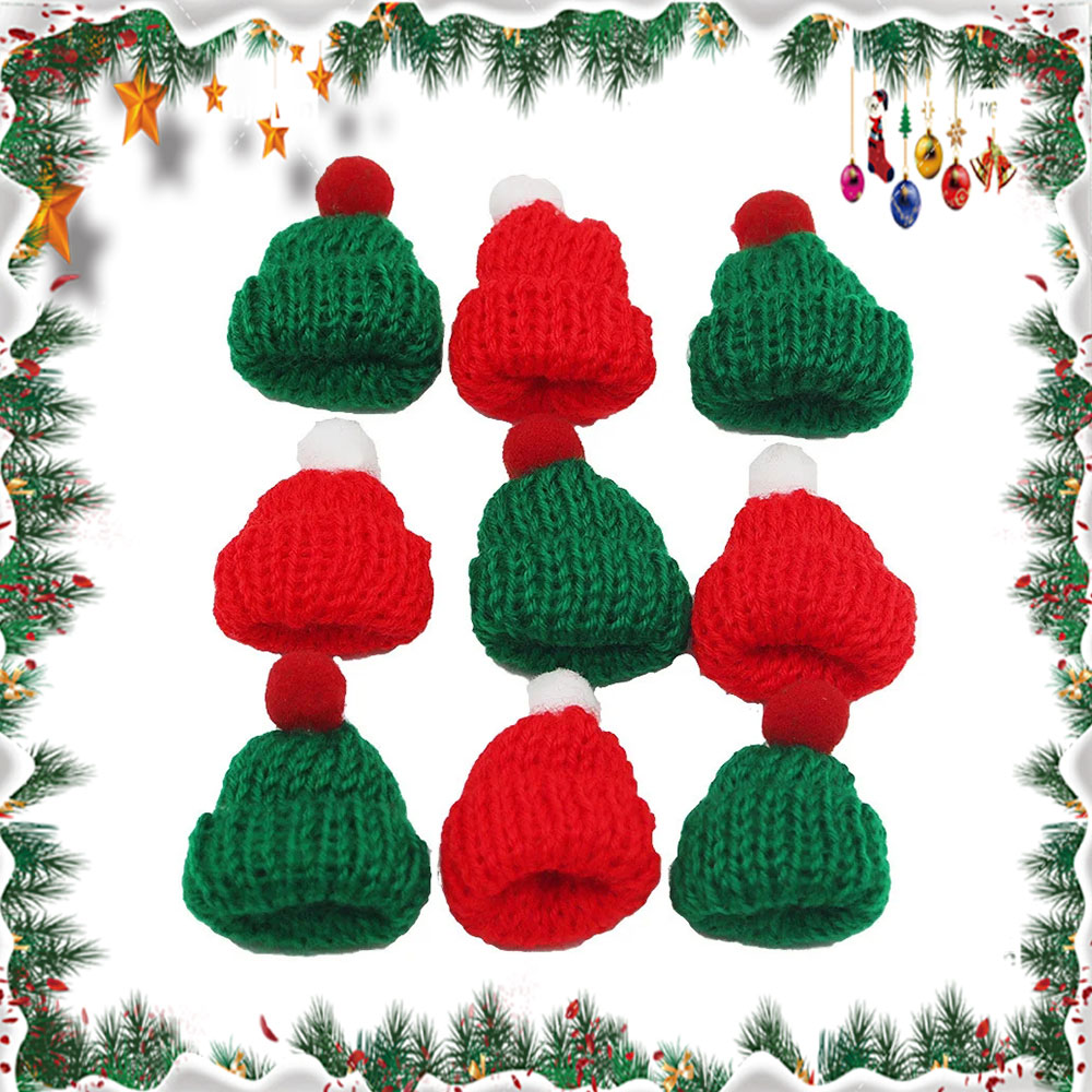 10 adet 3.5x5 cm Mini Noel Örm - Santa Hat Plush incelemesi ve fiyatı