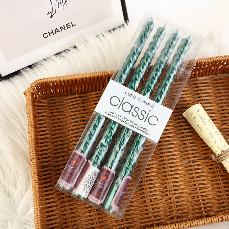 4 adet Avrupa tarzı Uzun saplı - Holiday Candle Set incelemesi ve fiyatı