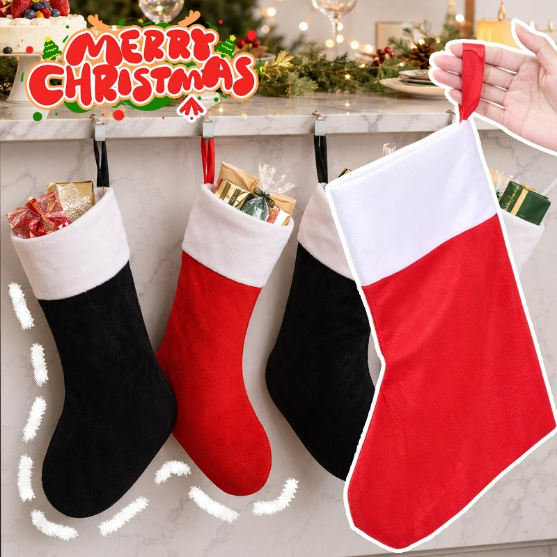 Büyük Asılı Noel Çorapları Kır - Christmas Stocking Hanging incelemesi ve fiyatı