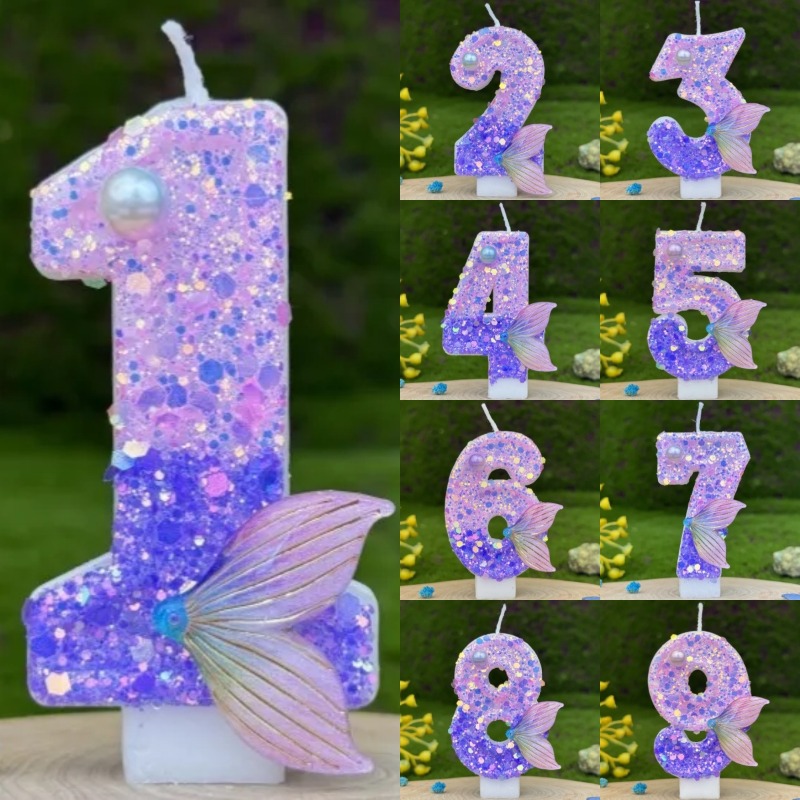 Simli Mor Gradyanlı Deniz Kızı - Holiday Candle Set incelemesi ve fiyatı