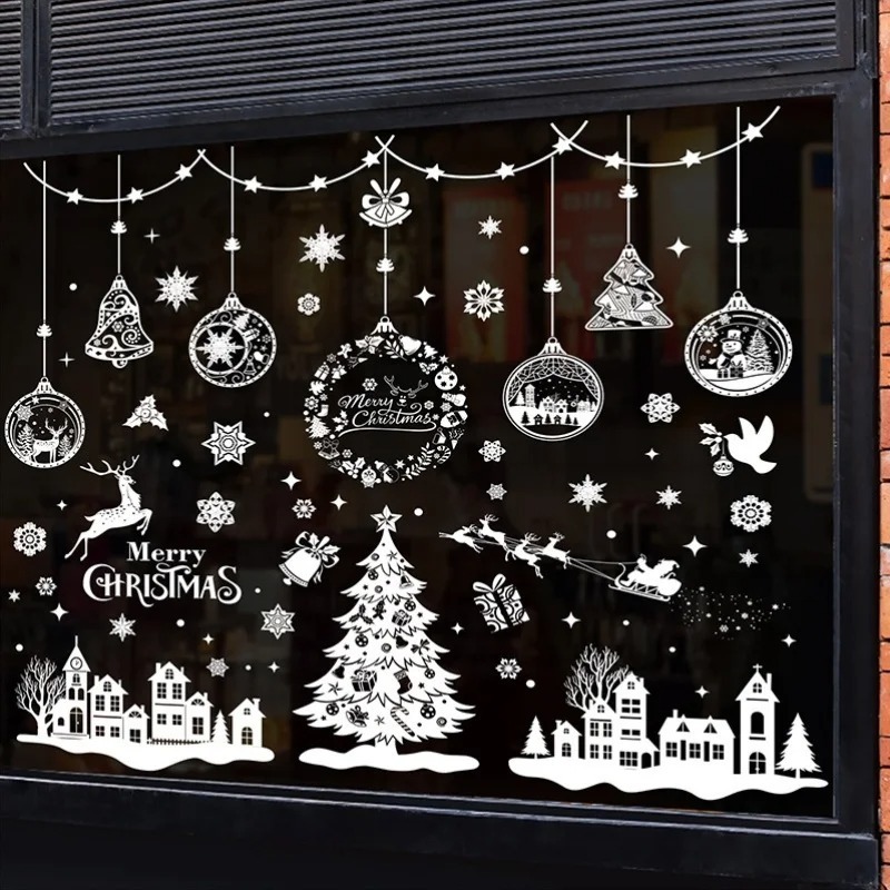 9 Yaprak 243 Adet Yeniden Kull - Snowflake Window Decal incelemesi ve fiyatı