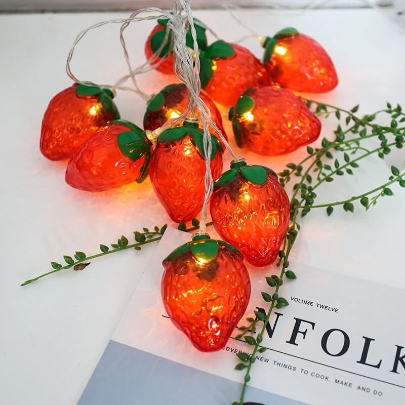 6.5FT 10 LEDS Çilek Dize Işıkl - Led Fairy String Lights incelemesi ve fiyatı