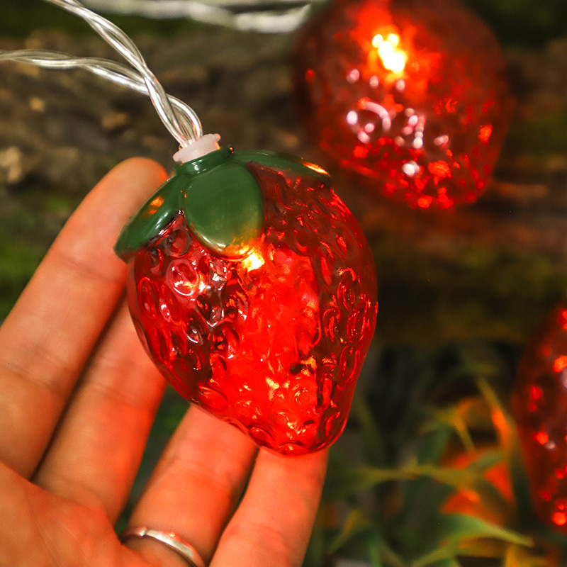 6.5FT 10 LEDS Çilek Dize Işıkl - Led Fairy String Lights incelemesi ve fiyatı