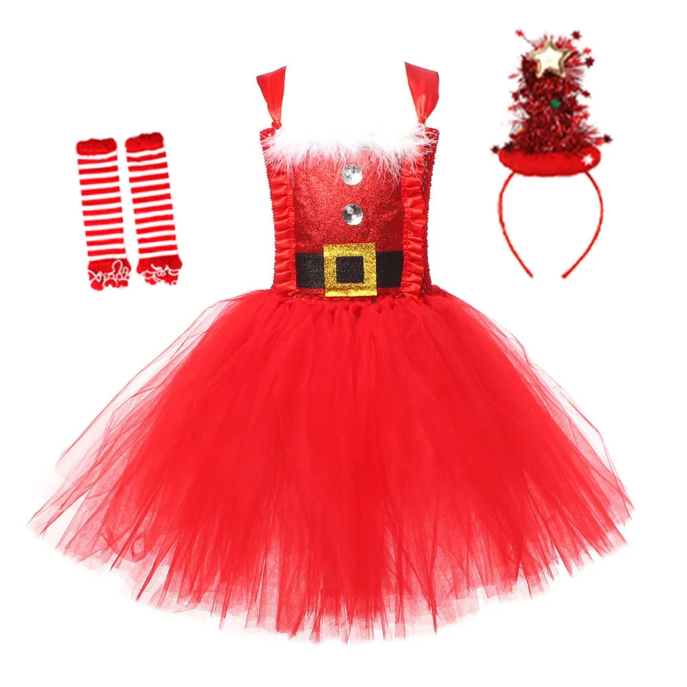 Noel Çocuklar Tutu Elbise Ren  - Elf Costume Christmas incelemesi ve fiyatı