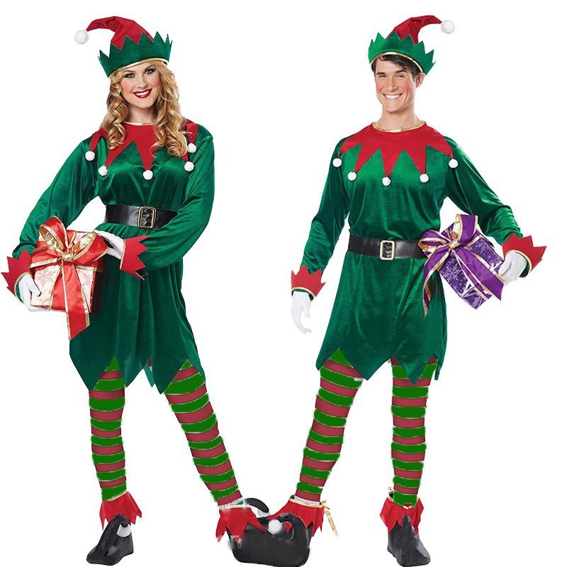Yetişkin Noel Cosplay Yeşil El - Elf Costume Christmas incelemesi ve fiyatı
