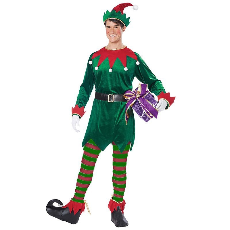 Yetişkin Noel Cosplay Yeşil El - Elf Costume Christmas incelemesi ve fiyatı