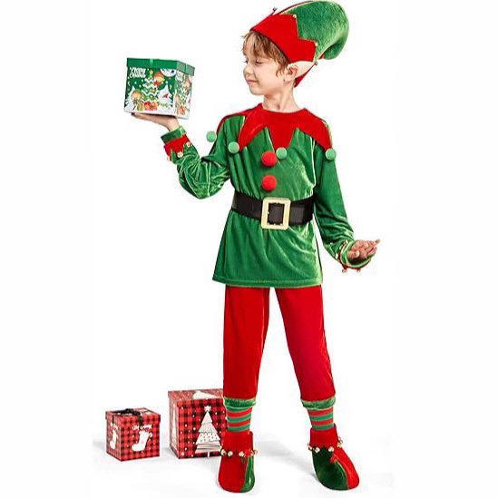 Noel Elf Kostüm Seti Yeşil Kır - Elf Costume Christmas incelemesi ve fiyatı