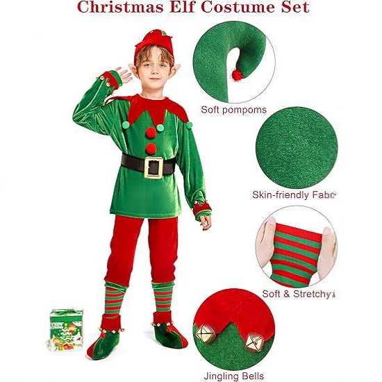 Noel Elf Kostüm Seti Yeşil Kır - Elf Costume Christmas incelemesi ve fiyatı