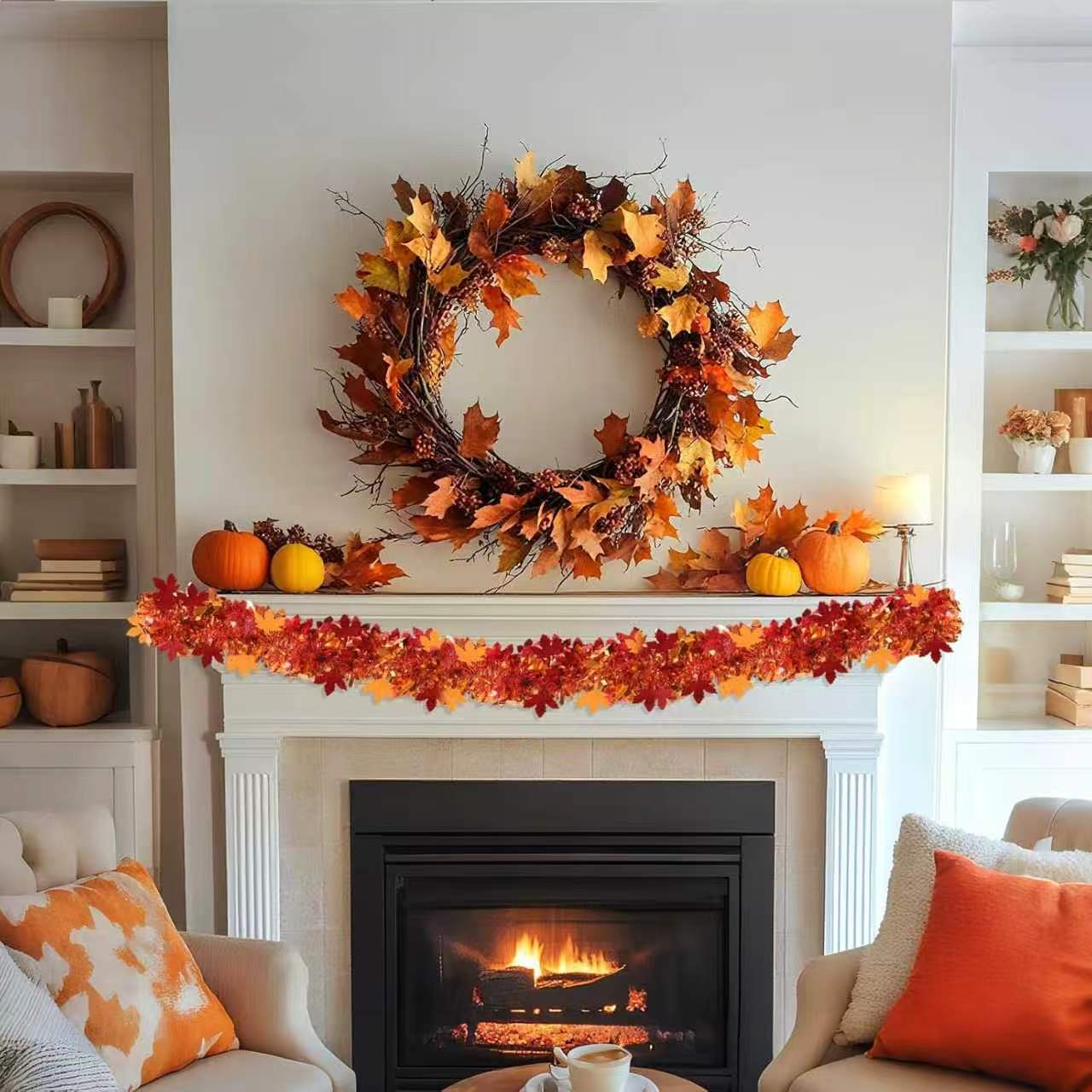 Şükran Günü Sonbahar Süsleme Ç - Tinsel Garland Decoration incelemesi ve fiyatı