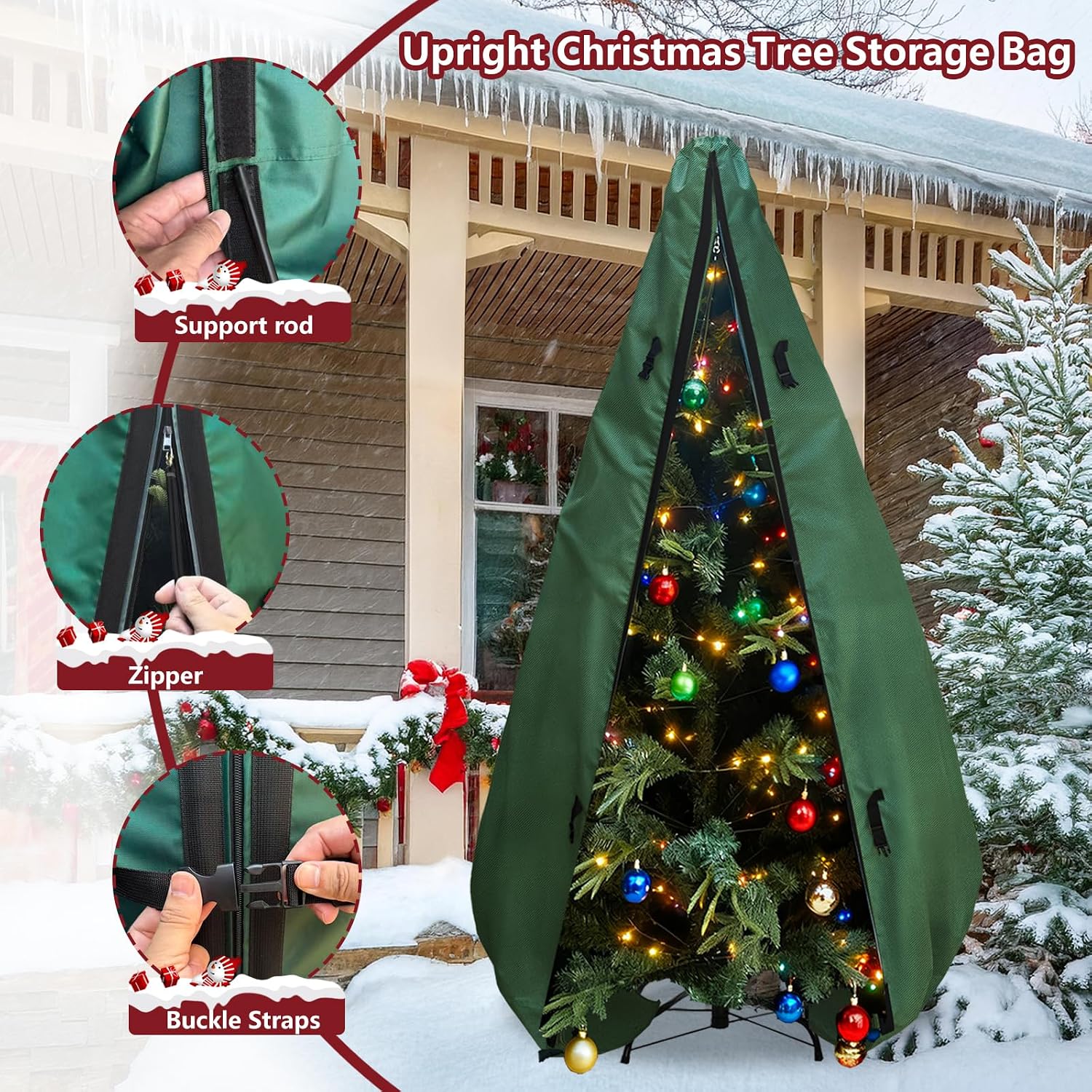 Dik Noel Ağacı Saklama Çantası - Christmas Tree Artificial incelemesi ve fiyatı