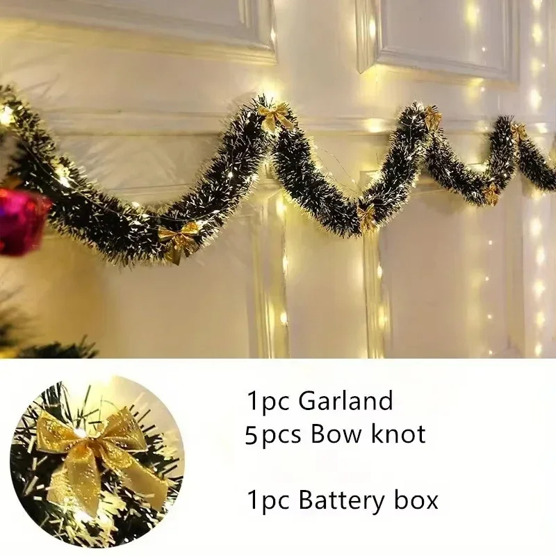 2M LED Işıklı Noel Çelenk Süsü - Tinsel Garland Decoration incelemesi ve fiyatı